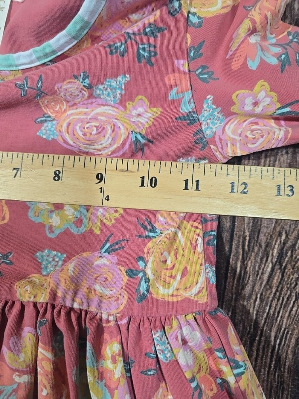 Matilda Jane Wonderment Rosie Posie Dress Whimsical Ruffles Stretch Girl's 6 - Picture 7 of 10